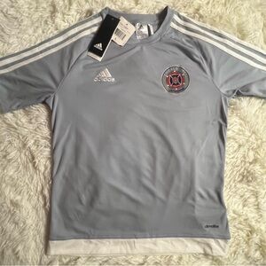 Adidas Chicago Fire Juniors Jersey Gray – Youth Large